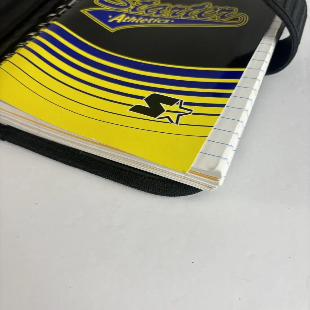 Vintage Starter Notebook in Nylon Folio with Hook Loop Closure
